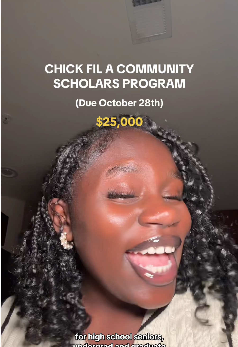 apply as soon as you can! @Chick-fil-A  #chickfila #scholarships #opportunities #grants #hbcu #internships #job #jobsearch #jobs #hbcus #howard #law #lawfirm #howarduniversity #ncat #spelman #morehouse #famu #hampton #bowie #bowiestate #morgan #morganstateuniversity #student #students #hamptonuniversity #spelmancollege #college #collegelife #university #debt #debtfree #money #moneytips #moneyhacks #studentdebt #essay #gpa #creatorsearchinsights #apply #financetips #finance #service #video #application #applynow #creatorsearchinsights 