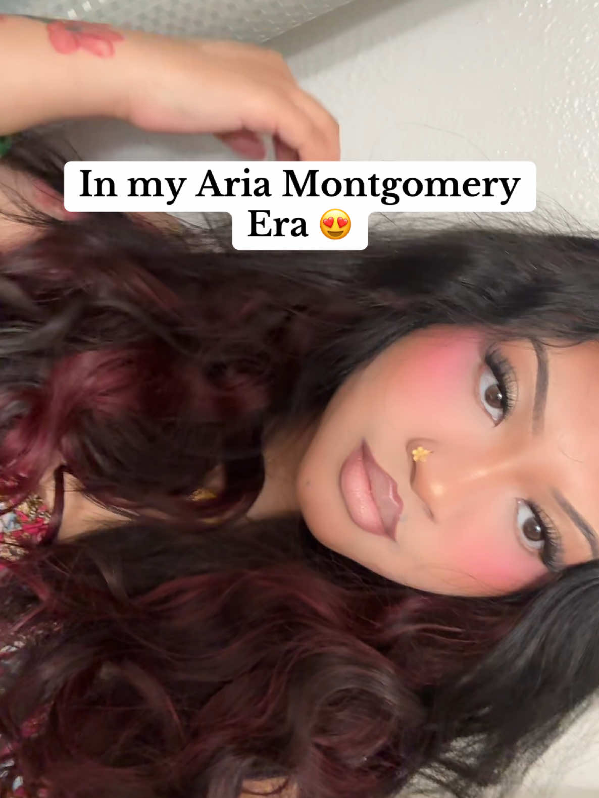 I love 😍 #prettylittleliars #ariamontgomery #vigorousbeauty #hairextensions 