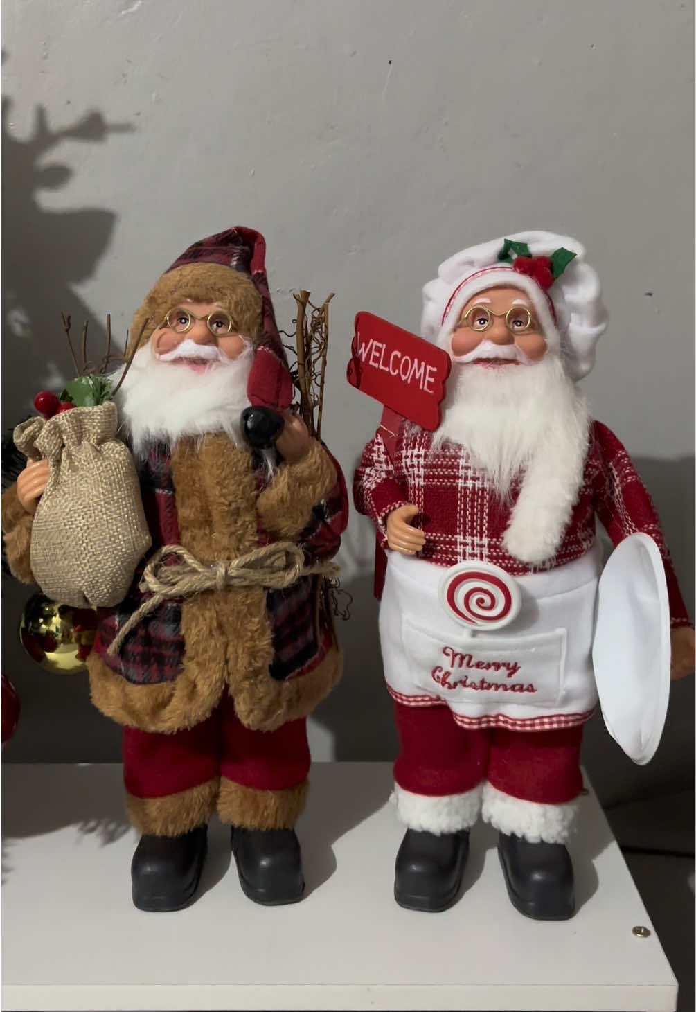 High quality Santa Claus doll. #santaclaus #christmasdecor #christmas #christmasdecoration 