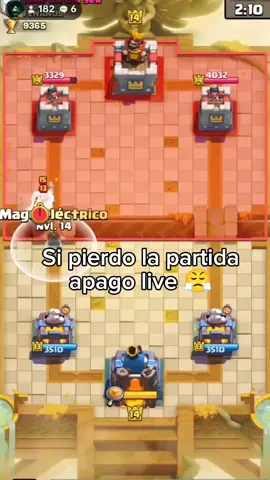 Si pierdo la partida apago live #clashroyale #parati #fyp #viral  #supercell 
