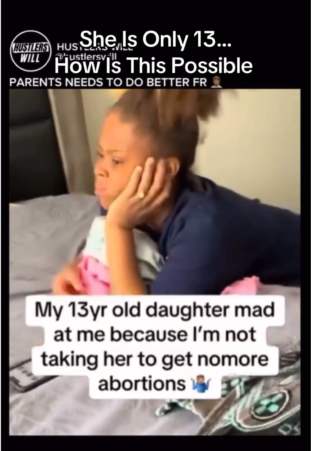 She Is Only 13…  How Is This Possible  #viral #sad #father #daughter #kids 