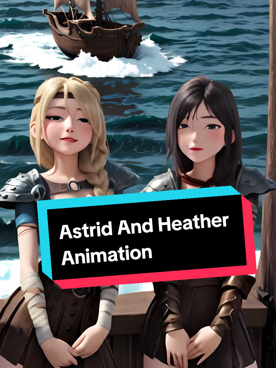 Respuesta a @ricardospinosa493 Astrid And Heather Animation #astrid #heather #httyd #howtotrainyourdragon #animation OG by @Julia 