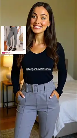 😍 Meninas, olha essa calça que  chique. Se também gostou, clique no carrinho laranja e garanta a sua antes que aumente ou acabe!😘 #tiktokshop #calça 