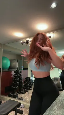 Oh hi from my workout endorphins.  #gym #health #workout #redhead 