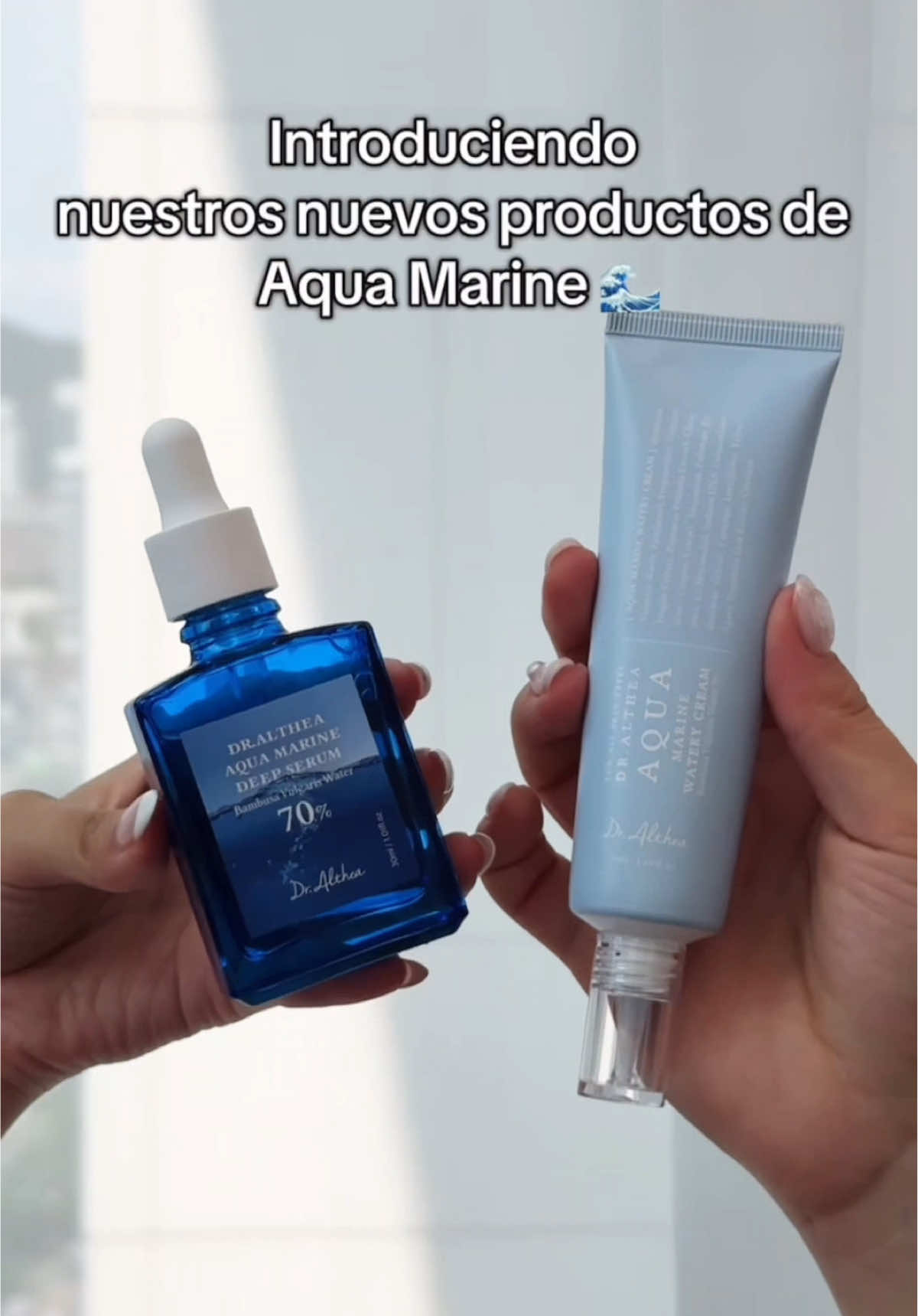 Nuestra nueva línea Aqua Marine ya está aquí y puede ser tuya 🧊💦 ¿Cómo participar?  1️⃣ Comenta con la bandera de tu país 🇰🇷 + tu producto favorito de Dr.Althea 🩵  2️⃣ Etiqueta a un/a amig@ en los comentarios  3️⃣ Dale like y guarda este post ❤️  4️⃣ Síguenos en @dr.althea_es en TikTok y Instagram para más oportunidades. 💌 Anunciaremos a l@s ganador@s en 1 semana en nuestras historias y les enviaremos un DM. 🏆 ¿Qué ganas?  Nuestra nueva línea Aqua Marine con:  ✔️ Aqua Marine Deep Serum  ✔️ Aqua Marine Watery Cream 🍀 ¡Mucha suerte! Participando en TikTok y en Instagram tienes más chances de ganar. #dralthea #aquamarineline #giveaway #sorteo #skincare      