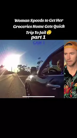 Woman Speeds to Get Her Groceries Home Gets Quick Trip To Jail😲 part 1 #cops ##police #copsusa #policevideo #fyp 