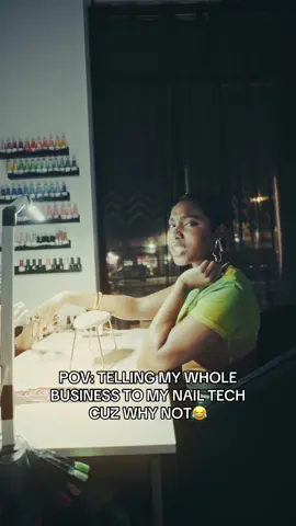 Fucking up her French tip! 😂😂😂😂 @nailedbytroi #fyp #nayspeaks 