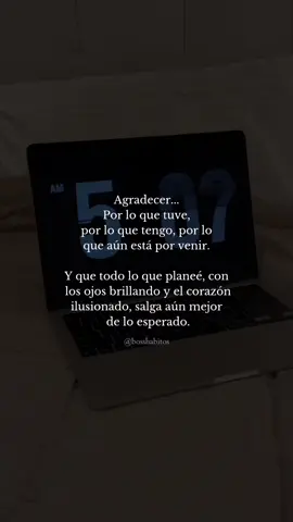 La gratitud abre caminos. Hoy agradezco por lo que tuve, por lo que tengo y por lo que aún viene a mi vida. Confío en que cada sueño que planeé con ilusión y fe, se cumplirá de la mejor manera posible. 💫🤍  ¿Y tú? ¿Qué agradeces hoy? #gratitud #motivacion #inspiracion #GlowUp #bendiciones 