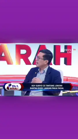 Andi iswan mengatakan buku roy suryo cs adalah buku sampah🔥 #polemik  #ijazahpalsu  #jokowidodo  #fyp 