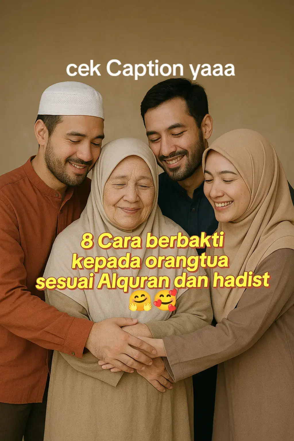Allah swt berfirman: وَٱعْبُدُوا۟ ٱللَّهَ وَلَا تُشْرِكُوا۟ بِهِۦ شَيْـًٔا ۖ وَبِٱلْوَٰلِدَيْنِ إِحْسَٰنًا… ’’Sembahlah Allah dan janganlah kamu mempersekutukan-Nya dengan sesuatu pun. Dan berbuat baiklah kepada dua orang ibu-bapa, …(QS An-Nisa/4: 36) Rasulullah saw bersabda: عَنْ عَبْد الله بن عَمْرٍو رضي الله عنهما قال قال رسولُ الله صلى الله عليه وسلم: رِضَى اللهُ فى رِضَى الوَالِدَيْنِ و سخط الله فى سخط الوَالِدَيْنِ ( اخرجه الترمذي وصححه ابن حبان والحاكم( Artinya: ’’Dari Abdullah bin ‘Amr bin Ash radliyallahu ‘anhu ia berkata, Nabi shallallahu ‘alaihi wasallam telah bersabda:“ Keridhaaan Allah itu terletak pada keridhaan orang tua, dan murka Allah itu terletak pada murka orang ” (HR At-Tirmidzi)  8 cara berbakti kepada orangtua: 1. Menaati keduanya selama tidak mendurhakai Allah  وَإِن جَٰهَدَاكَ عَلَىٰٓ أَن تُشْرِكَ بِى مَا لَيْسَ لَكَ بِهِۦ عِلْمٌ فَلَا تُطِعْهُمَا ۖ  “Dan jika keduanya memaksamu untuk mempersekutukan dengan Aku sesuatu yang tidak ada pengetahuanmu tentang itu, maka janganlah kamu mengikuti keduanya…”(QS Luqman: 15) 2. Berbakti dan merendahkan diri di hadapan kedua orang tua.  3. Mendoakan dan memohonkan ampunan untuk keduanya Rasulullah bersabda:  إِنَّ الرَّجُلَ لَتُرْفَعُ دَرَجَتُهُ فِي الْجَنَّةِ فَيَقُولُ انّى لِيْ هَذَا فَيُقَالُ بِاسْتِغْفَارِ وَلَدِكَ لَكَ ’’Sesungguhnya ada seseorang yang diangkat kedudukannya di surga kelak. Ia pun bertanya, “Bagaimana hal ini?” Maka dijawab: “ini karena permohonan ampunan anakmu untukmu. (HR Ibnu Majah).  4. Jagalah kehormatan mereka 5. Bersedekah atas nama kedua orang tua, termasuk wakaf dan amal jariyah 6. Merawat orang tua di usia senja. رَغِمَ أَنْف، ثُمَّ رَغِمَ أَنْف، ثُمَّ رَغِمَ أَنْف مَنْ أَدْرَكَ أَبَوَيْهِ عِنْدَ الكِبَرِ، أَحَدُ هُمَا أَوكِلَيْهِمَا، فَلَمْ يَدْخُلِ الْجَنَّةَ  “Celaka, sekali lagi celaka, dan sekali lagi celaka orang yang mendapatkan kedua orang tuanya berusia lanjut, salah satunya atau keduanya, tetapi (dengan itu) dia tidak masuk surga.” (HR Muslim 2551)  7. Menyambung silaturahmi dengan kerabat orang tua, memuliakan teman, dan orang-orang yang dulu dicintai kedua orang tua.  إِنَّ أَبَرَّ الْبِرِّ صِلَةُ الْوَلَدِ أَهْلَ وُدِّ أَبِيهِ  “Sesungguhnya sebaik-baik bentuk berbakti adalah seseorang menyambung hubungan dengan keluarga dari kenalan baik ayahnya.” (HR Muslim). 8. Jangan pelit untuk menafkahi mereka Jika postingan ini dirasa bermanfaat, harap di like, share,,follow dan komentar yaa. Agar byk org yang mendapat hikmah dan manfaatnyaaa terkhusus bagi diri saya sendiri. Ikuti akun saya agar saya lebih semangat menebar manfaat utk kita semuaa dan utk semua org. Terima kasih #ibu  #ayah  #doa  #fyp  #viral 