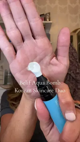 Meet the ultimate K-beauty hydration duo! The belif Aqua Bomb Eye Gel instantly de-puffs & brightens tired eyes, while the True Cream Aqua Bomb Moisturizer floods your skin with 10-second hydration for a dewy, glowing finish. Perfect for busy moms, skincare lovers, or anyone who wants hydrated, glowing skin that looks fresh all day.   #koreanskincare #belif #undereyecircles #over40skincare #moisturizer  