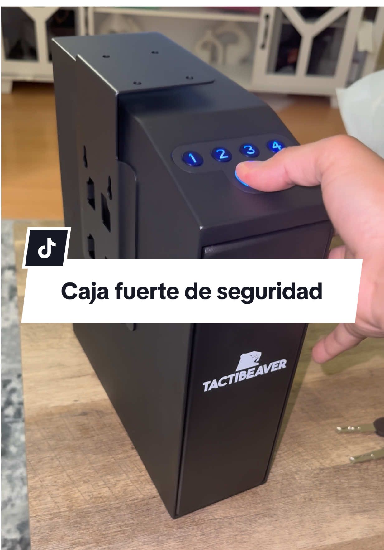 Caja fuerte de seguridad con huellas dactilares ‼️😳 #cajafuerte  #huellasdactilares #tiktokshopbacktoschool #TikTokShopCreatorPicks #TikTokShopSummerTurnUp 
