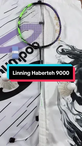 Linning Habertech 9000 Full Cacbon 4U G5 công thủ toàn diện căng sẵn 11kg căng max 13kg tặng kèm quấn cán và bao đựng vợt #votlining #linninghalberter9000 #votcaulong #votchinhhang #caulong88 
