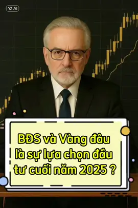 Bất Động Sản và Vàng đâu là sự lựa chọn hoàn hảo đầu tư cuối năm 2025 ? #bds #vang #dautu