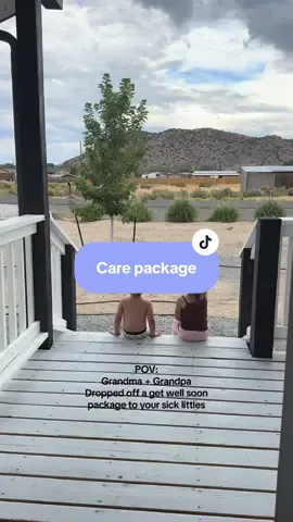 Takes a village.. #grandmaandgrandpa #carepackage #itgakesavillage 