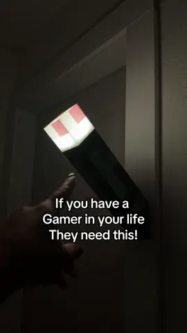 This Minecraft inspired torch in real life is so cool! Creepers kept spawning in my hallway. But not anymore #fyp #gamer #gaming #Minecraft #xbox #pcgaming 