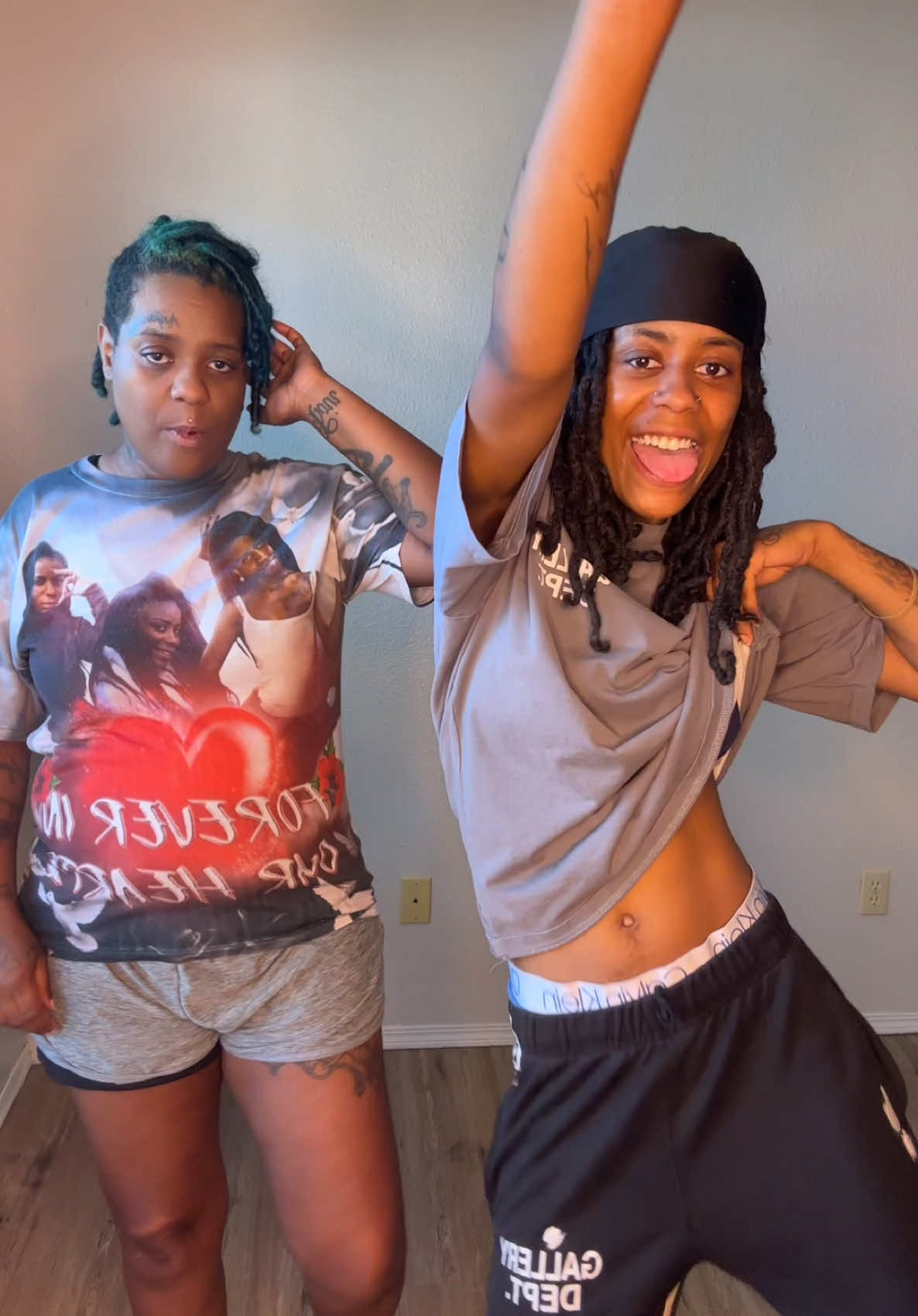 I had to hop on the trend with my mama😂❤️ we tried 🫣#fyp#trending#mama 