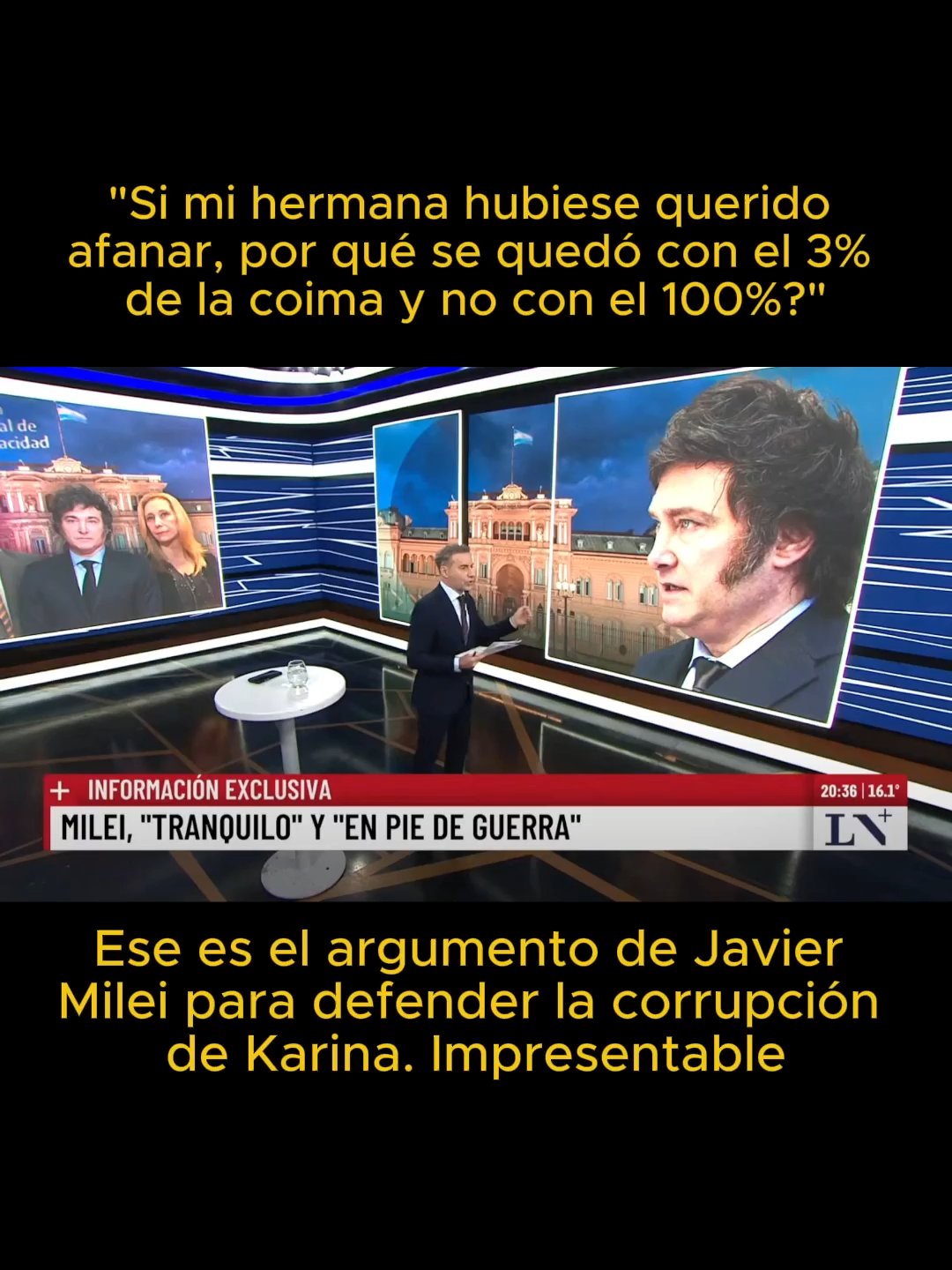 ese es su argumento?? jajajajajaj #argentina #politica