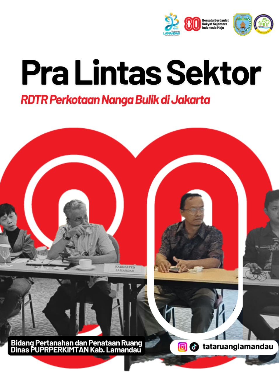 Kegiatan Pra Lintas Sektor RDTR Perkotaan Nanga Bulik dengan Kementerian/Lembaga di Jakarta . . Jakarta, 21 Agustus 2025 . . #tataruanglamandau #puprlamandau #lamandau #tataruang 