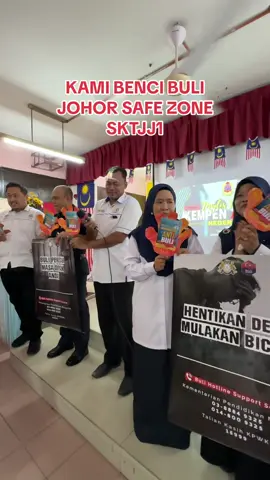 Majlis Peluncuran Kempen Anti Buli Peringkat Sekolah Negeri Johor 2025 @Onn Hafiz  #sktjj1 #sktamanjohorjaya1 #kamibencibuli #johorsafezone #bulibukanbudayajohor #bulibukanbudayakita #jpnjohor #ybaznantamin 