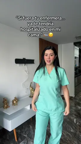 “If I were your nurse… you’d already be hospitalized in my bed.” 🛏️😉#nurseproblems #fyp #paratii #viral #indirectas 