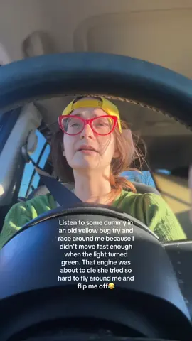 Bro, I was vibing so hard core. Then this blonde chick in an old yellow bug decided to get road rage with me when I didn't move fast enough when the light turned green and she didn't realize I'm not the one. Listen to that engine try so hard while she tried to race around me with her middle finger out. When I got back up to the light I asked her if she wanted me to follow her since she wanted my attention so badly. She turned onto the interstate and sped off so fast. The full video shows my full crazy come out and I unfortunately didn't get a license plate, but to anyone in the St. Louis Metro area driving an old yellow bug that got behind me and decided to blare their horn at me then proceeded to fly around me and flip me off, I just wanna talk.👀👀👀 #ijustwanttotalk #rudepeople #everybodysfallinginlove #stlouis #wtf 