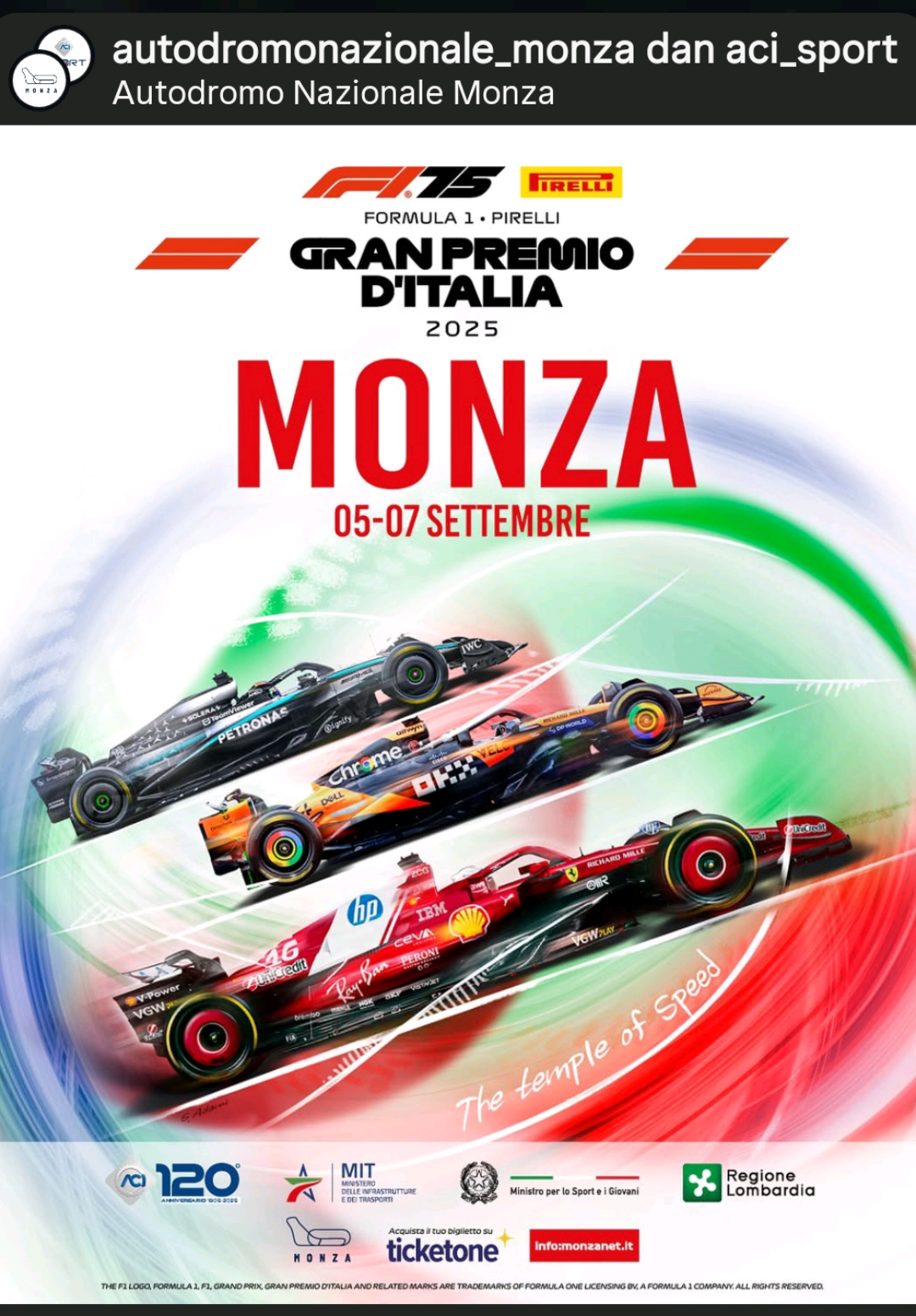 we can't wait #monza #formula1 #masukberandafyp #creatorsearchinsights #italia 