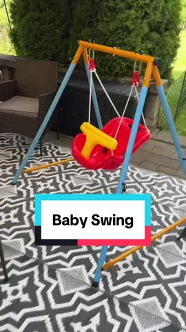 Baby swing is the best baby activity we love ❤️ #babyactivities #babytok #babytiktok #sahm #firsttimemom 