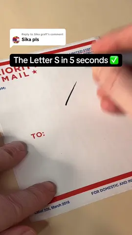 Replying to @Sika graff #letter #s #tutorial #fineliner 