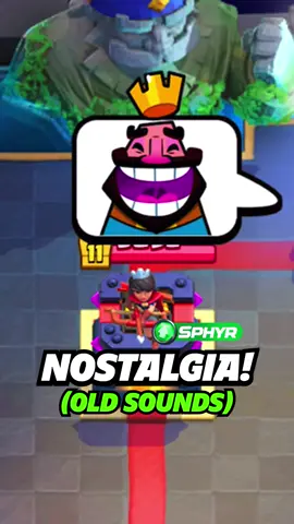 King Emote Old Sounds #ClashRoyal 