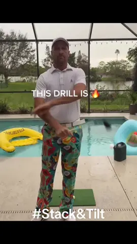 Stack & Tilt Golf Drill #stackandtilt #golfdrill 