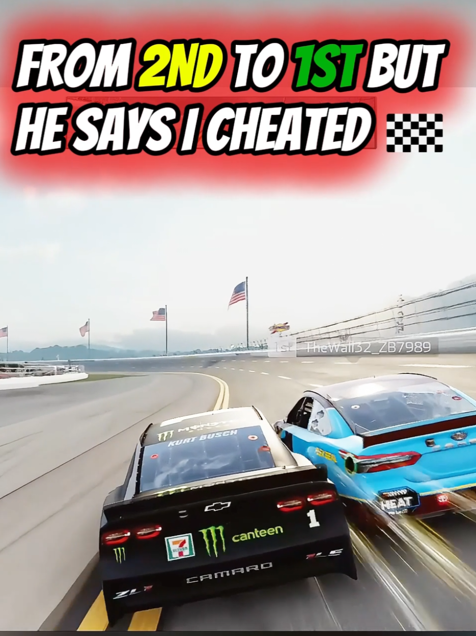 Trolling Nascar Gamers With Crashes, Dirty Racing and Dad Jokes 😂 🏎️  #Nascar #Gamers #gaming #racing #FunnyGaming 