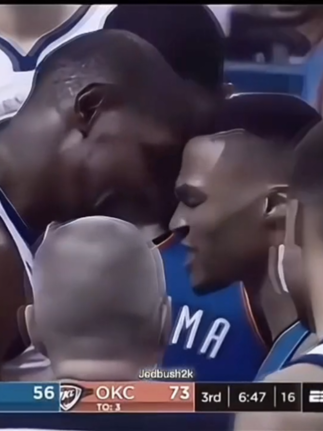 KD made a CUPCAKE MOVE, RUSS STOOD ON BUSINESS... #NBA #fyp #foryou #jedbush2k #foryoupage 