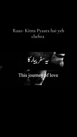 The journey of love is always difficult 💔 #kitnapyaarahaiyehchehra  #raaz #uditnarayan #oldisgold #bollywood90s