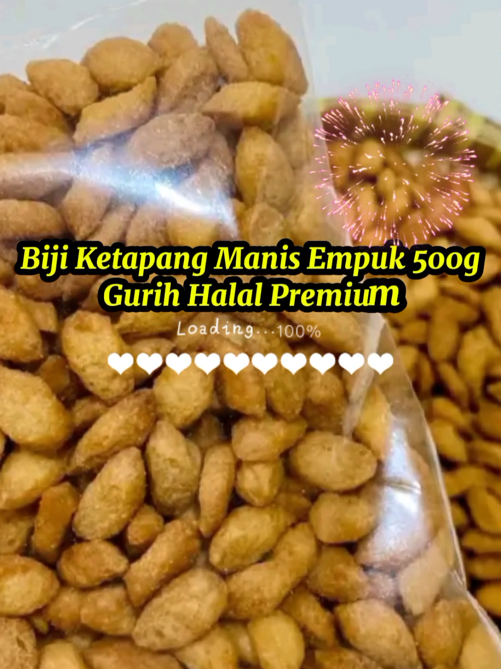 #Biji#Ketapang#Manis Empuk 500g Gurih Halal #Premium 
