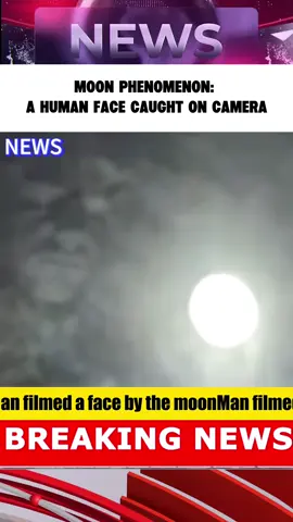 Man filmed a face by the moon #breakingnews #bignews #news #foryou #fyp #usanews #moon#face#creepy#scary#mystery#outerspace#space#strange 