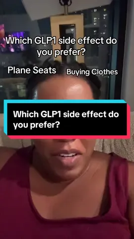Which GLP1 side effect do you prefer? #glp1 #glp1community #glp1forweightloss #glp1girlies 