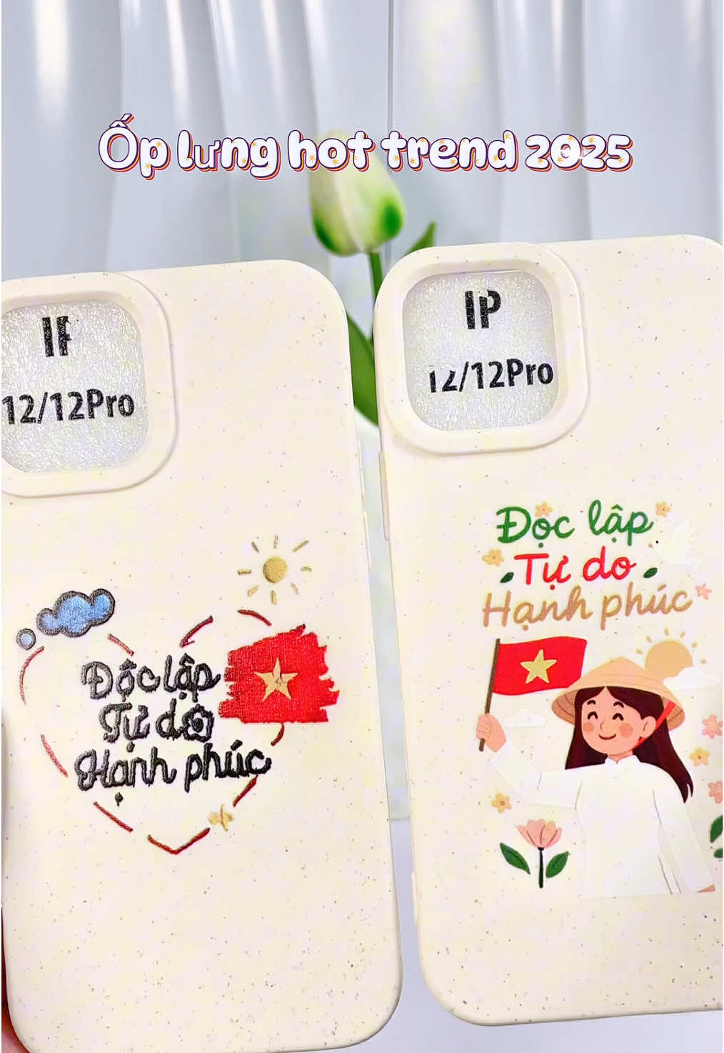 Ốp lưng Việt Nam 🇻🇳 độc lập tự do hạnh phúc #oplungiphone #oplungdienthoai #oplungvietnam #oplungvietnamdoclap 
