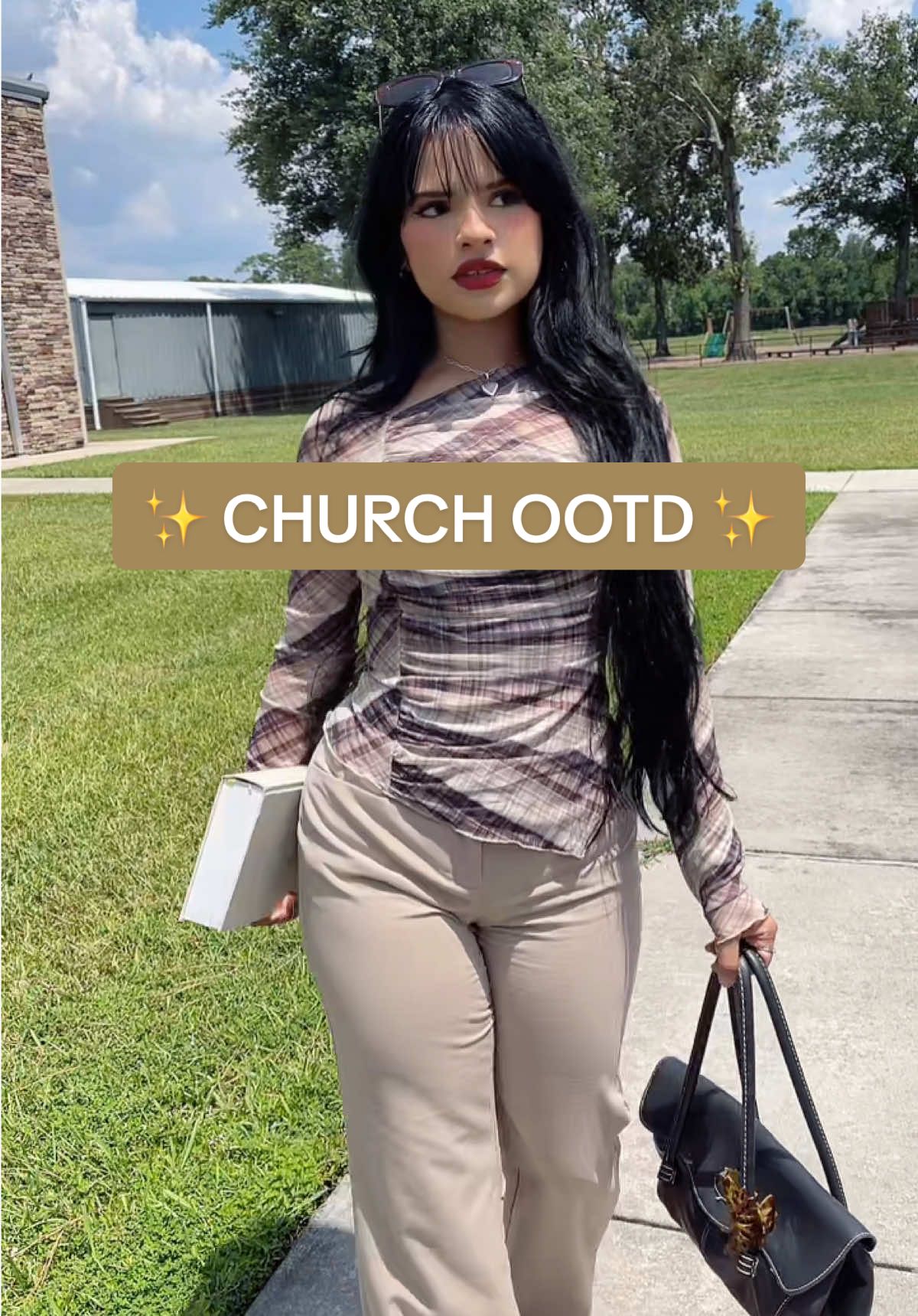 ⛪️🤎 #anotherdayanotherslay #churchtok #churchootd #churchfit #OOTD 
