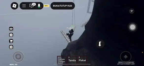 Ga taunting ga seru 😭 untung ada penjoki handal, kalo gaudah malu 😭 #roblox #gunungroblox #robloxfyp #