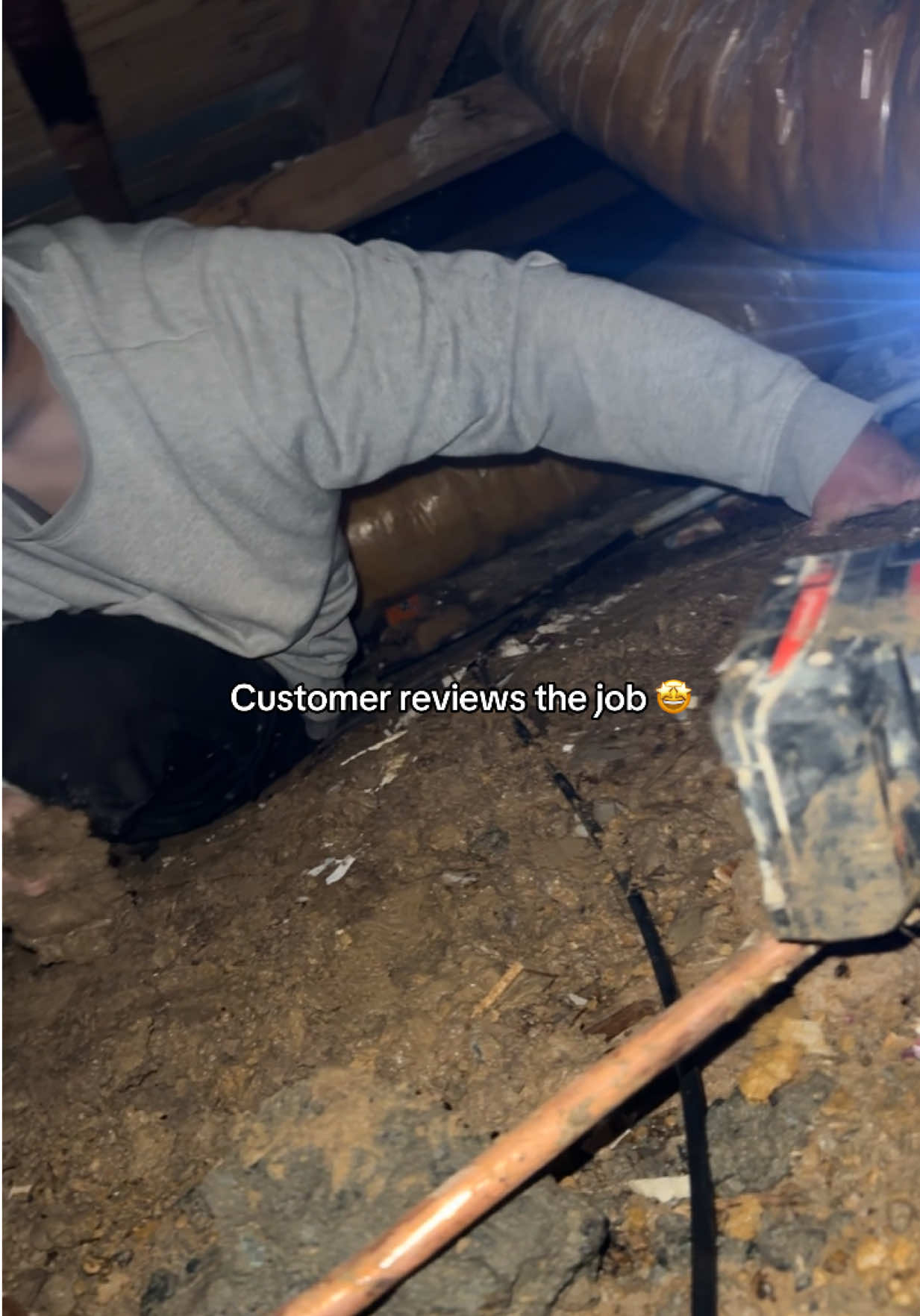 I think he was happy #plumbing #funny #melbourne 