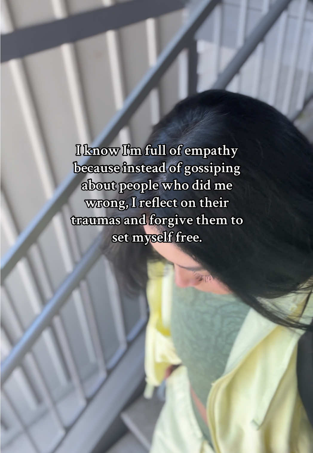 Being full of empathy has costed me my peace of mind at times but I’ll forever forgive to set myself free… 🤍  Gymshark code Dominique10  #foryou #gymmotivation #gymshark #GymTok 