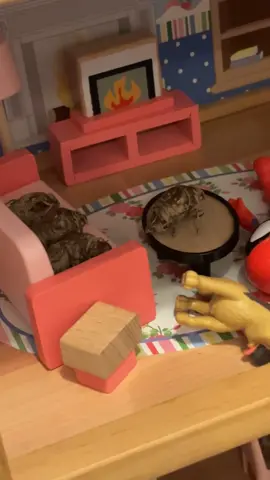 When I tell you I NEVER know what I’m about to find in this girls dollhouse💀