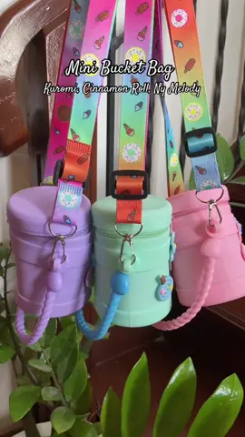 Super cute ng designs! 😍 Perfect for your little kikay — swak na swak sa OOTD ng bagets! #minibucketbag #bucketbag #bagforkids #cutebags #sanrio 