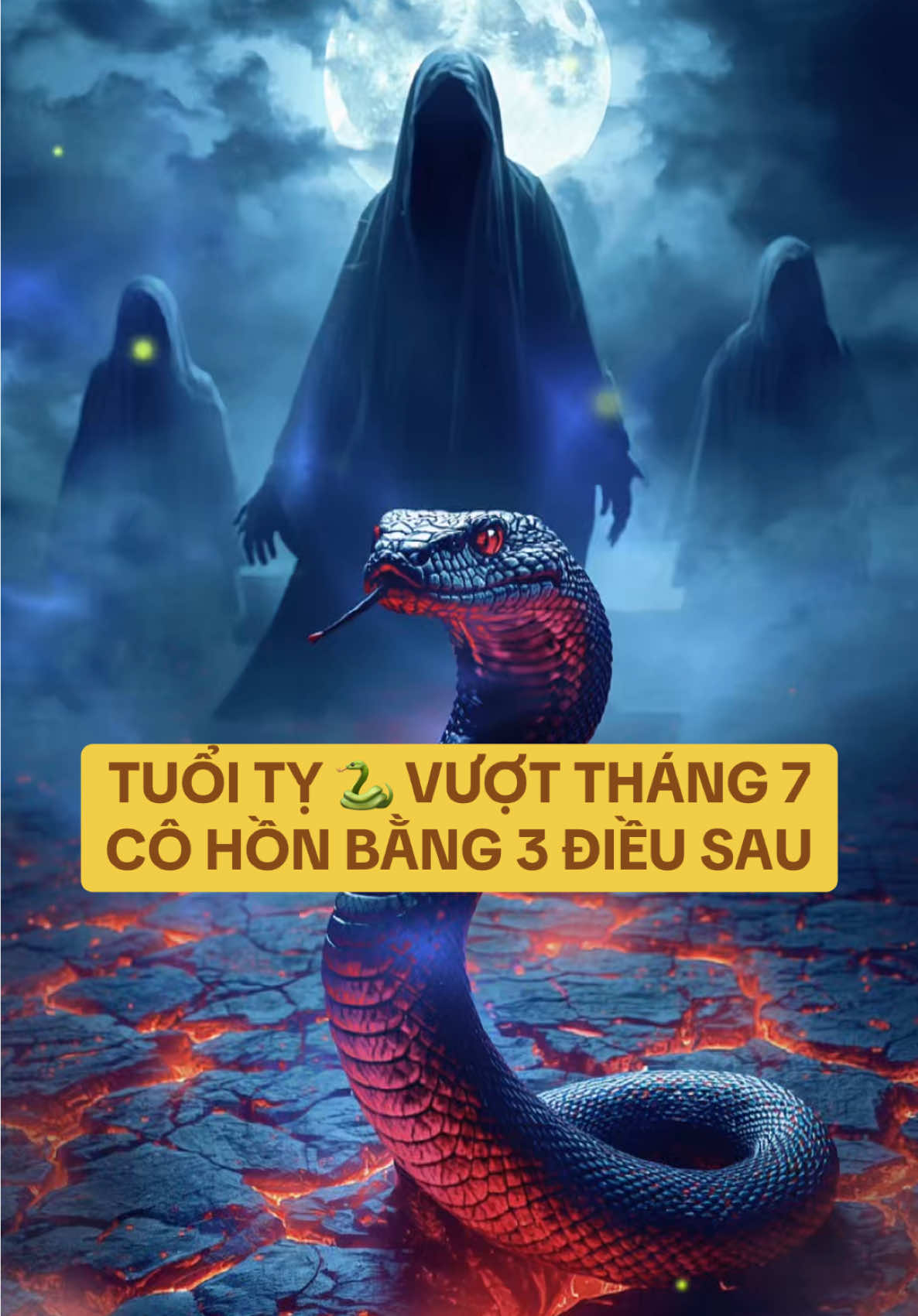 Tuổi Tỵ vượt tháng 7 cô hồn bằng 3 điều sau! #thangcohon ##tuoity #tuoity🐍 #tuvi12congiap #12congiap    