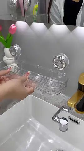 🚿 From Kitchen to Bathroom – This Rack Does It All 🔒 Secure fit – press, twist, and it locks firmly 🧴 Declutter instantly – bottles, jars, toiletries, all off the counter 🪝 Bonus hooks – perfect for hair ties, jewelry, or loofahs 💧 Hollow bottom – water drains easily, stays dry & clean 🔄 Move & reuse – no drilling, no residue, no wall damage #StorageHack #NoDrillSolutions #BathroomOrganization #KitchenStorage #DeclutterTips