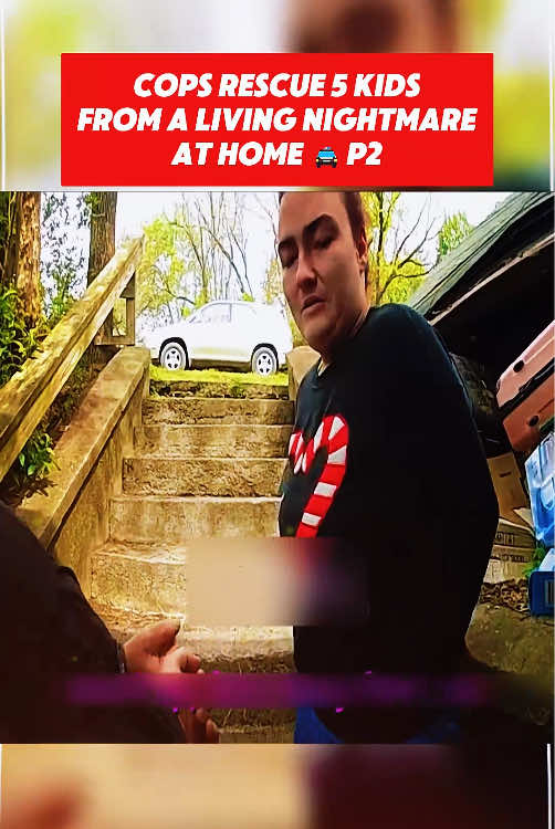 Cops Rescue 5 Kids From a Living Nightmare at Home 🚔p2 #cops #copsoftiktok #police #policeoftiktok #bodycam 