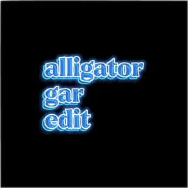 sorry for the song choice… it just fits so well with the alligator gar. 🤷🏻‍♀️. #capcut #edit #fishedit #alligatorgar #moonbeamicecream 