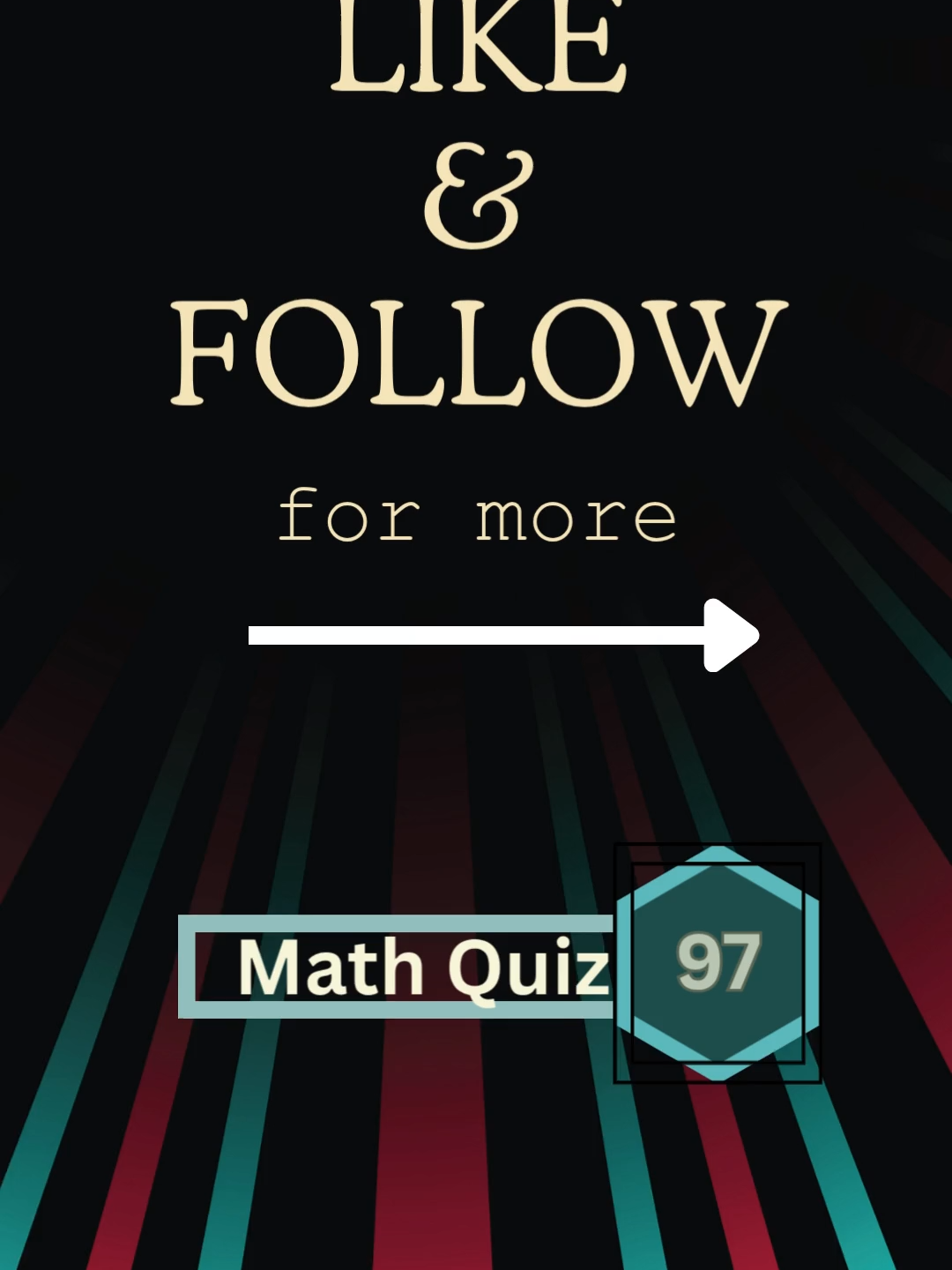 Only math lovers will get this right 🔢 Comment fast — no pausing! Your brain vs the timer… go! #QuizChallenge #SmartCheck #MathTrivia #QuickMath #affiliate_dream @affiliate_dream 97 Math quiz