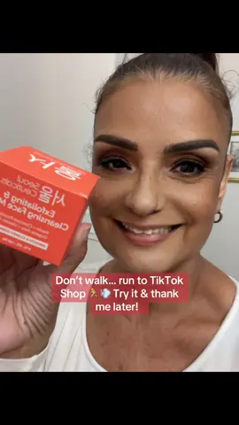 I grabbed this exfoliating mask from TikTok Shop and wow… I’m obsessed! Used it for a few days before filming this review and it’s already a 10/10. My skin feels so smooth and has the prettiest glow. 💫 #seoulkorea #Skincare #koreanglassskin #koreanskincare  #exfoliatingscrub 